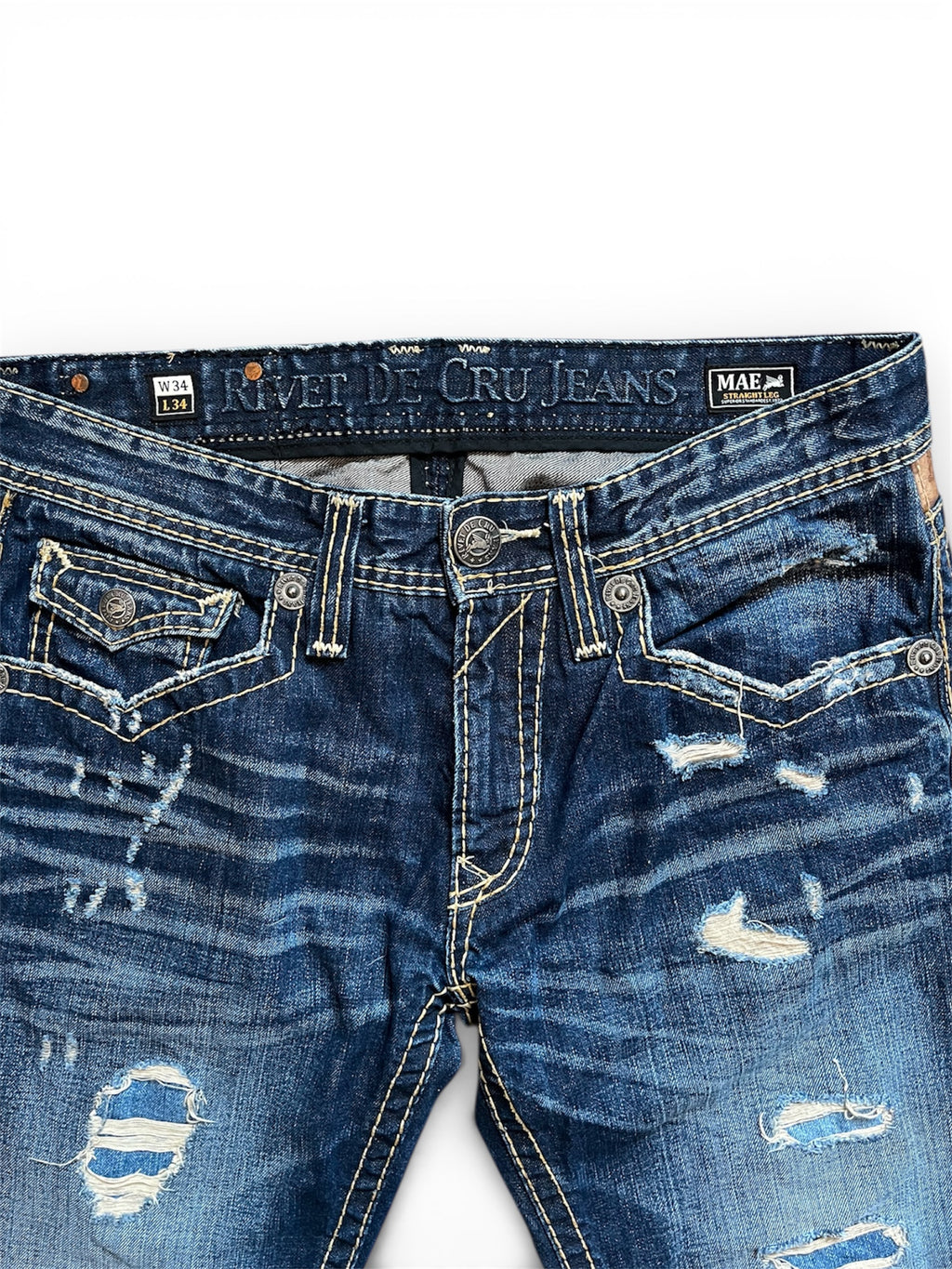 Vintage Rivet de Cru Jeans (M)