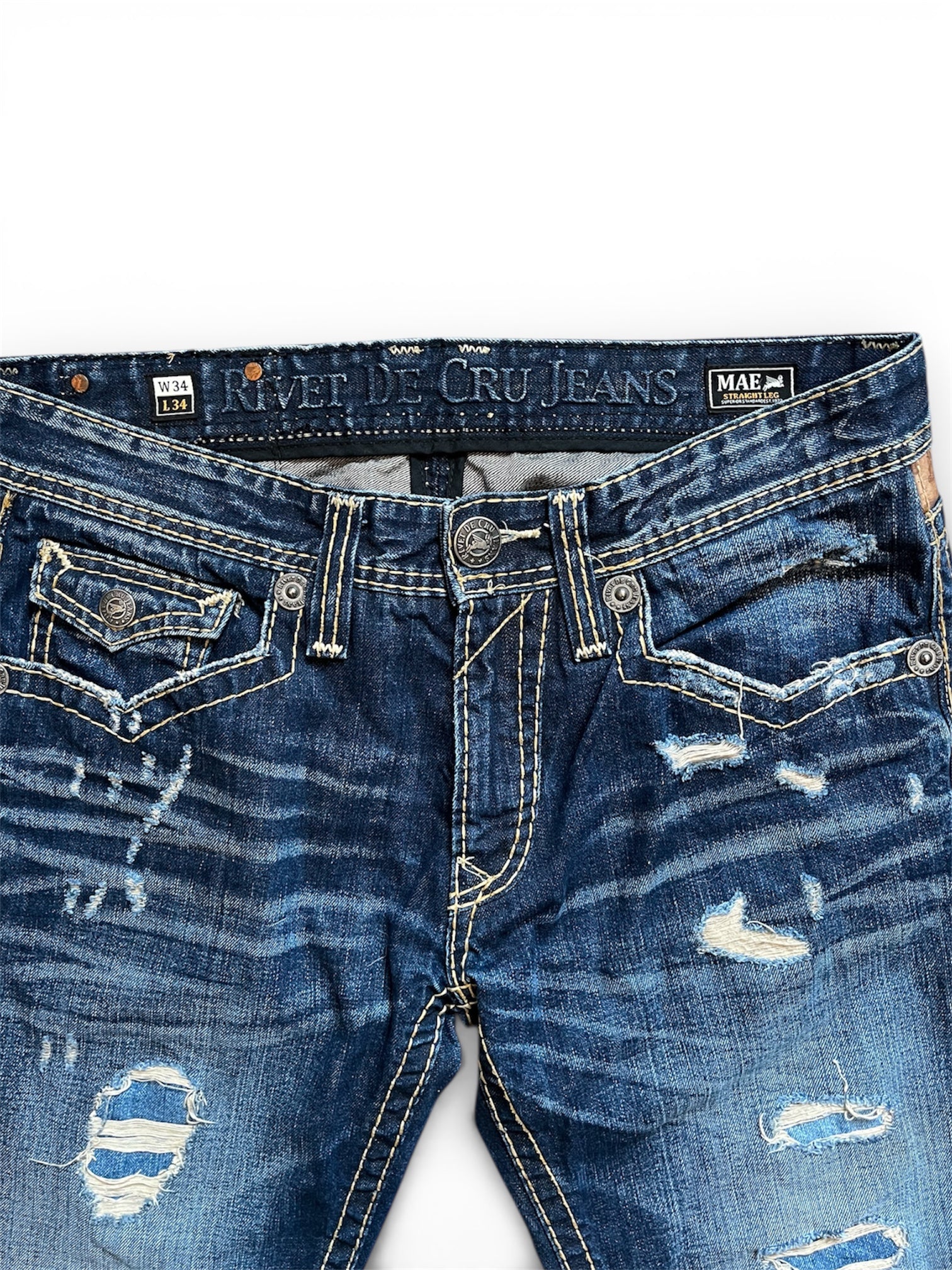 Vintage Rivet de Cru Jeans (M)