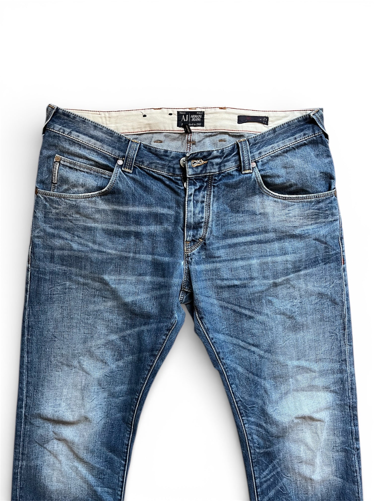 Vintage Armani Jeans Blue (L)