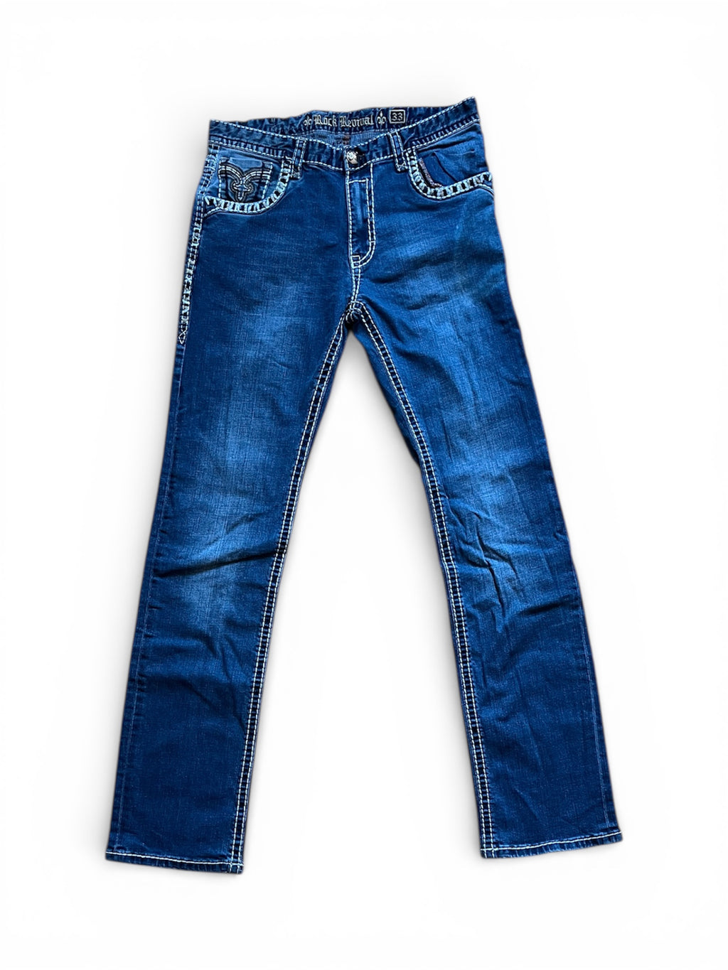 Vintage Rock Revival Jeans (S) 33