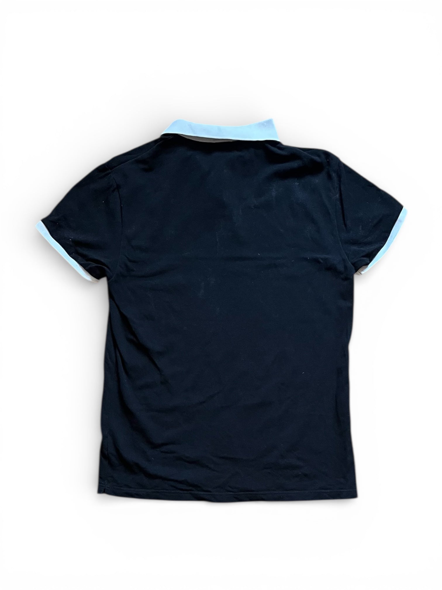 Vintage Moncler Polo Shirt Navy / Light Blue (XXL – Slim Fit, fits like M)