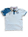Vintage La Martina Maserati Polo Shirt White / Blue (XL)