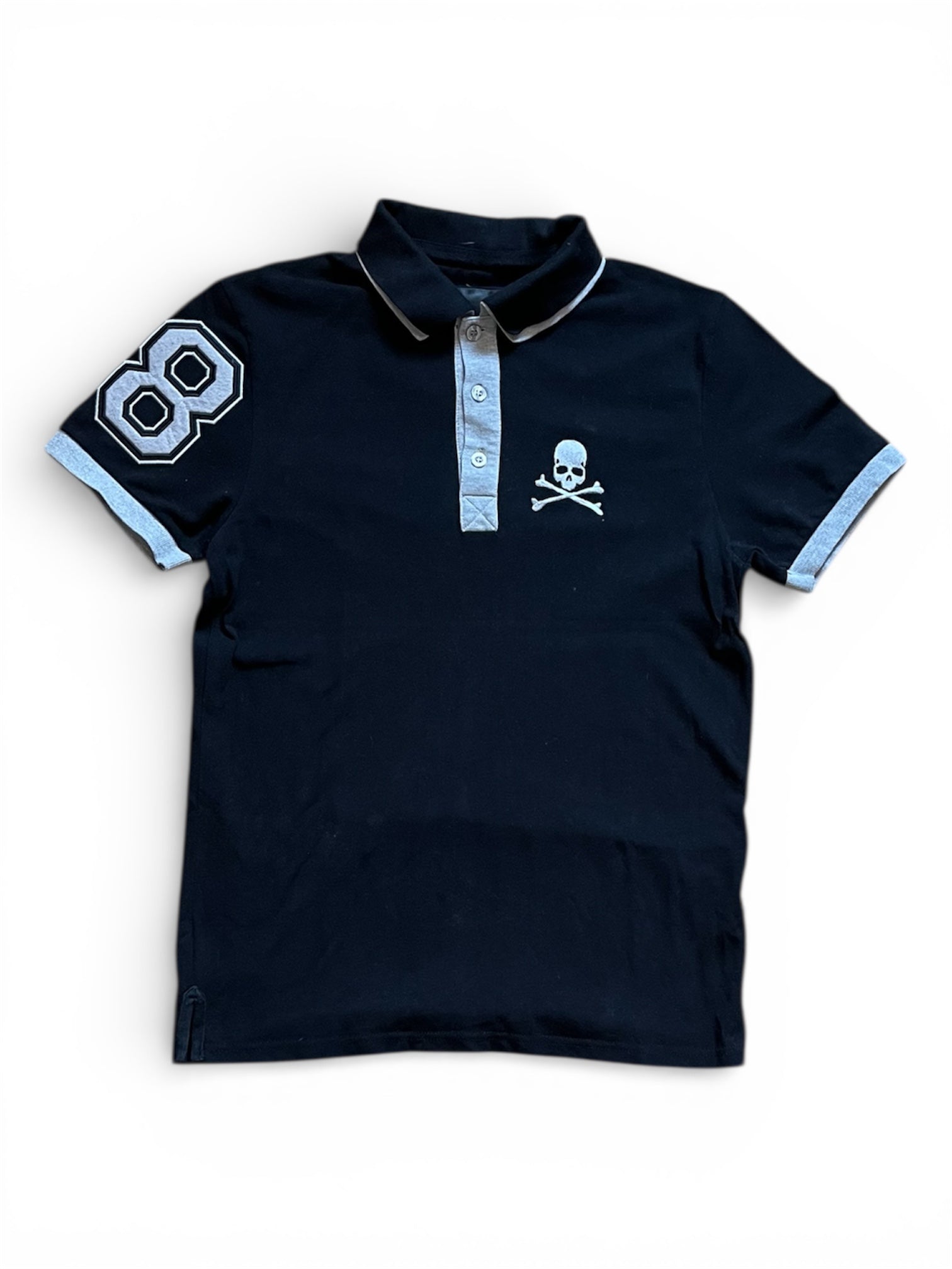 Vintage Philipp Plein Polo Shirt Black (M)