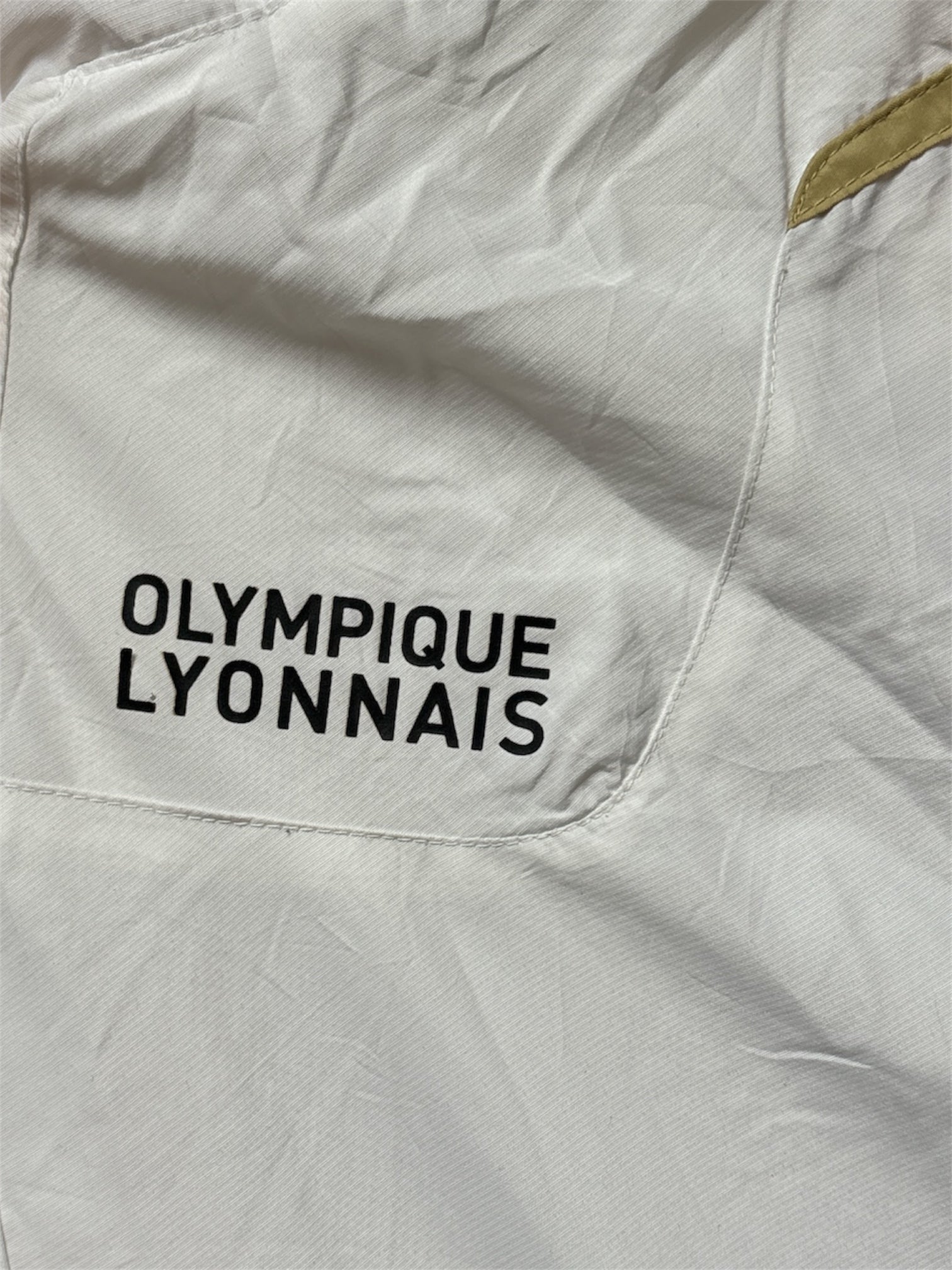 Vintage Olympique Lyonnais Umbro Track Jacket White (L)