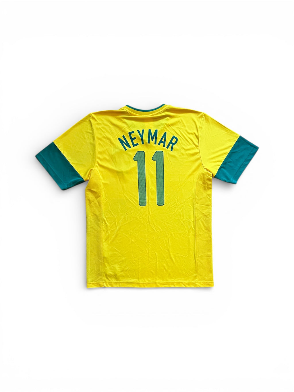 Vintage Brazil Neymar Football Jersey Yellow (L)