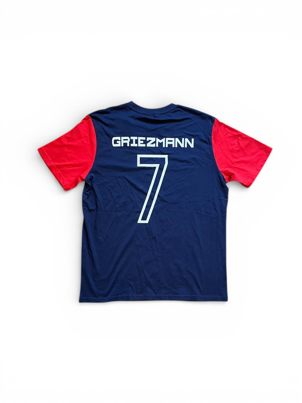 Vintage France Griezmann Football Jersey Blue (L)