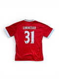 Vintage Manchester United Schweinsteiger Football Jersey Red (L)