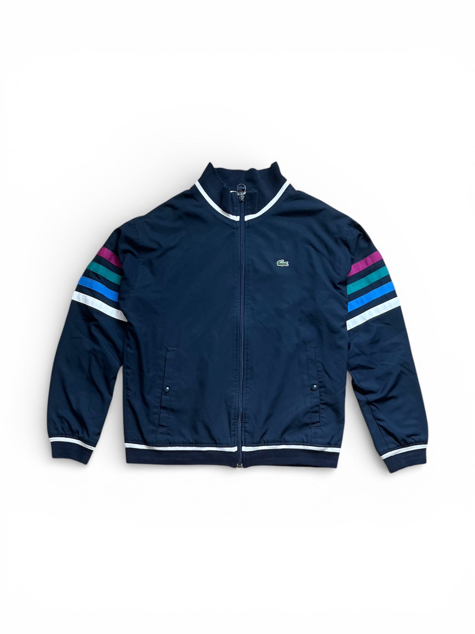 Vintage Lacoste Track Jacket Navy (M)