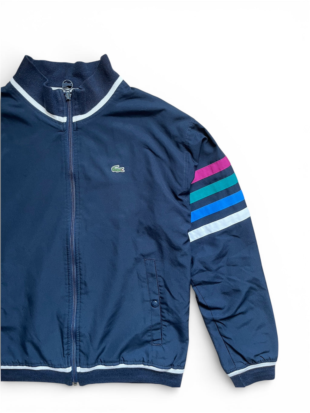 Vintage Lacoste Track Jacket Navy (M)