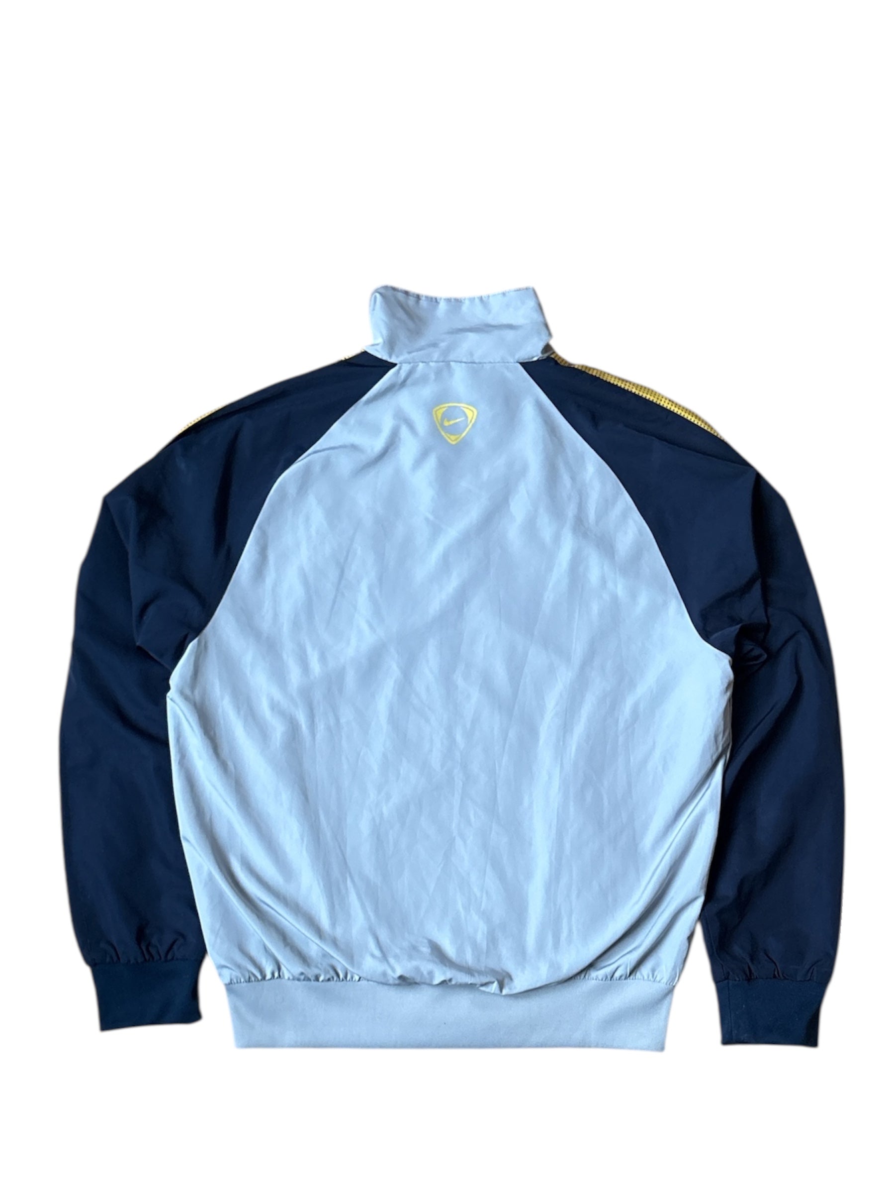 Vintage Nike Arsenal Track Jacket Light Blue/Navy Yellow Size M