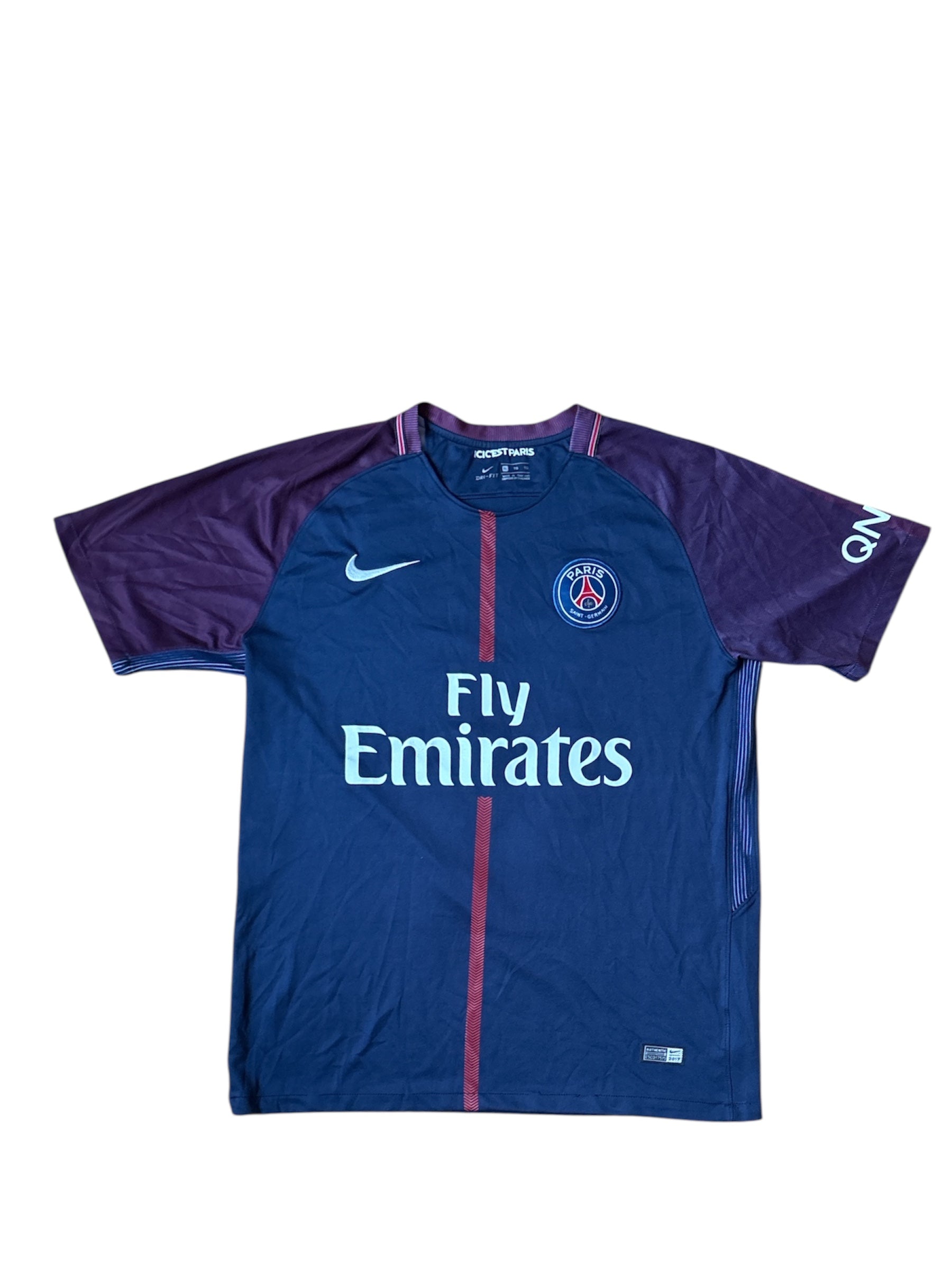 Vintage  Paris Saint-Germain Neymar Jr 10 Home Jersey Navy Purple XL