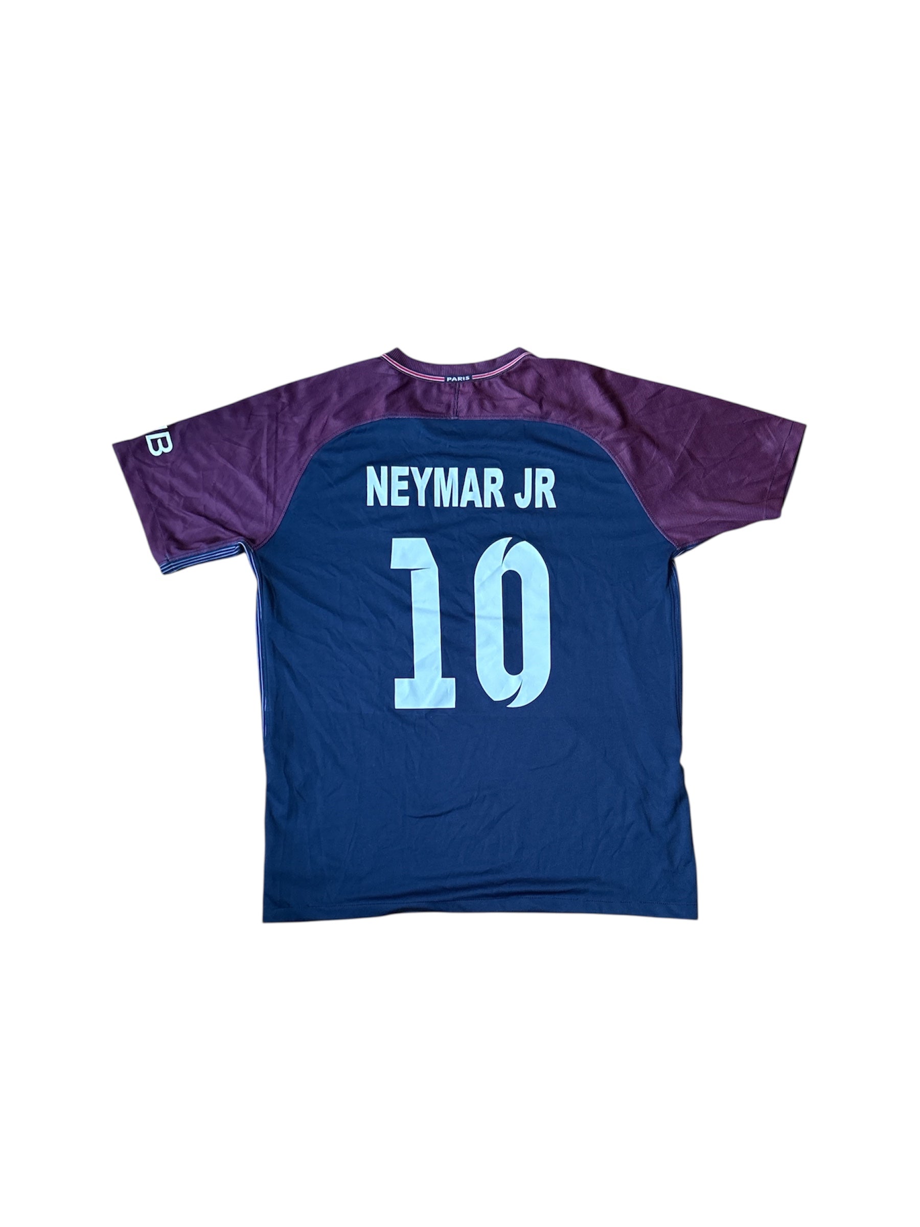 Vintage  Paris Saint-Germain Neymar Jr 10 Home Jersey Navy Purple XL